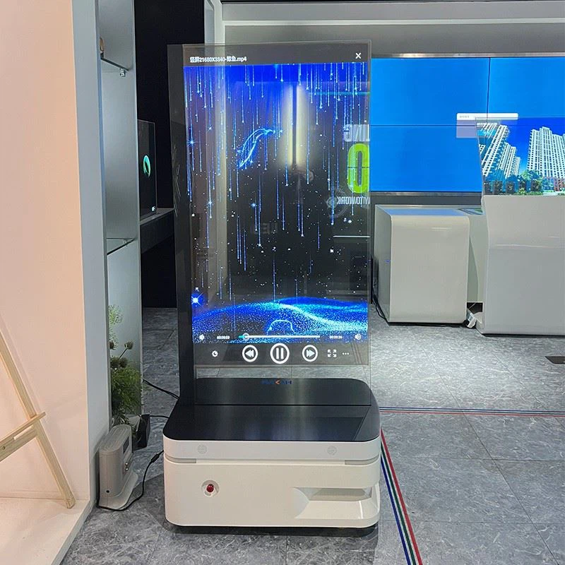 Advor Mobile AI Digital Human Transparency Screen Robot